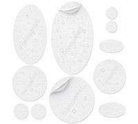 aZengear Patchs de Réparation Auto-adhésifs - Tissu Polyester Imperméable Résistant à la Déchirure pour Veste en Duvet, Blouson, Combinaison de Ski, Chaussures, Tente (Transparent)