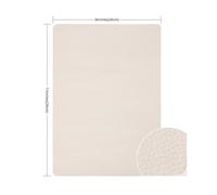 Patchs De Réparation Autocollants Texture Litchi Pour Canapé 3 Feuilles 20x28 Cm Beige