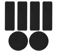 Patchs De Réparation Côté Chaussure (6 Pièces) Le Noir