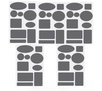 Patchs De Réparation De Vêtements De Pantalons De Doudoune 5 Feuilles Bleu Marine