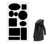 Patchs De Réparation De Vêtements De Pantalons De Doudoune 5 Feuilles Le Noir