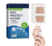 Patchs de réparation des ongles, Renouvellement de nuit Les patchs Naiil restaurentPatch Tamps à action rapide à actes puissants 72 pièces et réparons les ongles Toennail Strong Tapish Repairr