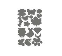 Patchs De Réparation Imperméables Inf Auto-Adhésifs Des Vêtements 1 Feuille Gris Clair