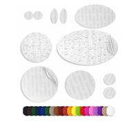 aZengear Patchs de réparation pour doudoune | Prédécoupés, autocollants, doux, imperméables, en nylon indéchirable pour fixer les trous dans les vêtements, pantalons de ski (11 pièces, Transparent)