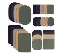 Patchs De Réparation Thermocollants 30 Pièces En 5 Couleurs Différentes