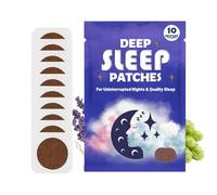 Patchs de sommeil - Fournitures d'amélioration du sommeil, bandes de sommeil naturelles pour femmes, hommes et adultes, adaptés pour les voyageurs occupés, les professionnels au sommeil léger