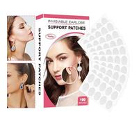 Patchs De Soutien De Boucles D'Oreilles - Coussinets De Protection De Lobe D'Oreille Invisible 100 Pièces 200 Pièces Adhésif De Levage De Boucle D'Oreille Lourd Tissu Doux Pour La Peau Oreiller Bijoux