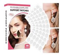 Patchs De Support De Boucles D'oreilles Transparents - Protecteur De Lobe Ultra Fin Invisible, Bouclier De Prévention Des Déchirures En PVC Rebondissant, Coussinet Transparent Imperméable Pour Économi