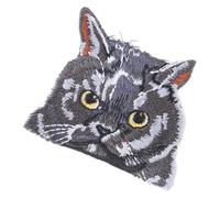 Patchs décoratifs en tissu pour chats, pour Costume d ' halloween, applications de broderie pour idées de vêtements créatives, chats à la mode