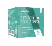 Patchs Détox Pieds Avec Ingrédients d'Origine Naturelle - Vinaigre de Bambou, Vitamine C, Chitosan, Tourmaline, Dextrine, Absinthe et Agaricus blazei Murill - 30 Patchs Pieds Détox pour 15 Jours