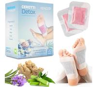 Patchs Detox Pour Les Pieds, Nouveauté Les Seuls Avec Du Sel d’Himalaya Originales, Ingrédients 100% Naturels, KENLOOP® Avec De La Quintessence De Bambou, Éliminent Les Toxines