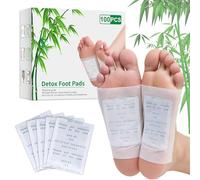 Patchs Détoxifiants pour les Pieds,100 PCS Patchs Détoxifiants avec Vinaigre de Bambou Naturel | Purifiez le Corps, Soulagez le Stress, Améliorez le Sommeil et la Circulation