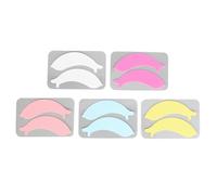 Patchs d'extension de cils en silicone en forme de dauphin, coussinets sous les yeux doux et réutilisables pour permanentes et extensions de cils, salons de beauté, particuliers,