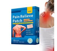 Patchs Dorsaux - 60 Pansements de Soin Musculaire pour Genoux - Traitement par Patchs pour le Soulagement Musculaire - pour Hommes, Femmes, Seniors, Amis, Mère, Père, Sportifs