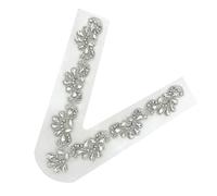 Patchs en maille de dentelle et faux col avec strass et perles à coudre pour couture, vêtements, loisirs créatifs, accessoires de vêtements pour robe de mariée