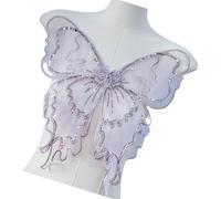 Patchs en organza pour une application facile sur divers textiles artisanaux, costumes, vêtements, faits à la main