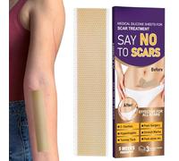 Patchs en silicone pour cicatrices - Dégradation des cicatrices anciennes et nouvelles - Bandes en silicone pour enlever les marques chéloïdes post-opératoires, vergetures, ventre, chéloïdes