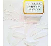 Patchs en silicone rehausseur de cils avec 2 applicateurs en Y, 10 pads par boîtes S, M, M1, M2, L, pack de réapprovisionnement - recourbes de cils, rehausseurs à la racine des cils, LVL