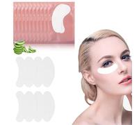Patchs Extensions de Cils, Coussinets d'Extensions de Cils, 50 paires Hydrogel d'extension de cils sous les yeux patch pour les yeux autocollant outil de maquillage Pour Extensions de Cils(rose)