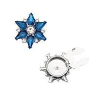 Patchs faits à la main en forme d'étoile en cristal pour vêtements, boutons décoratifs pour chemise et décoration en tissu, appliques faites à la main en cristal