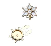 Patchs faits à la main en forme d'étoile en cristal pour vêtements, boutons décoratifs pour chemise et décoration en tissu, appliques faites à la main en cristal