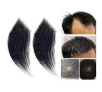 Patchs Invisibles Pour Perruques En Cheveux Humains VéRitables,Favoris Ligne De Cheveux Front Frange En Une Seule PièCe Pour Hommes Et Femmes Invisibles Cheveux(2PCS 4CM,2x2x3)