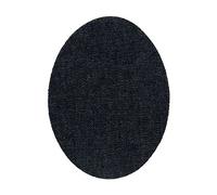 Patchs Jean Foncé thermocollants textiles de renfort. Réparation vêtements genoux et coudes. Format 10,5 × 8 cm. Application facile et durable. Lot de 6