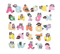 Patchs Lettres,Applique Vestimentaire Alphabet Animaux | Patches De Lettres Brodés Mignons Pour Adultes Jeans Chemises Veste Manteau Sac À Dos Salle De Classe Sports