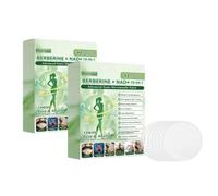 Patchs minceur 10 en 1 à la moringa et à la berbérine, paquet de 7 patchs minceur naturels à micro-aiguilles, berbérine pour la perte de poids et les soins du corps, un choix sain, facile à utiliser,