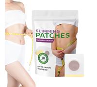 Patchs Minceur,10 Pièces D'Autocollants Pour La Gestion Du Poids - Patchs De Régulation Du Régime,Pour La Routine Quotidienne Le Minceur La Nuit Le Régime Le Bureau Le Voyage Et