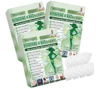 Patchs Minceur À Base D'Ingrédients Naturelspatch de soin corporel naturels pour le maintien de la silhoue.patchs Moringa 10-en-1 à nano-aiguilles pour femmes et hommes, Berberines Et Moringa Patches.