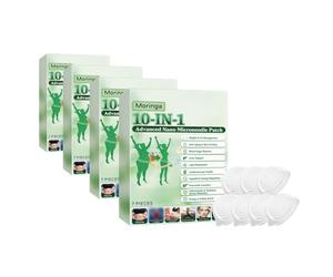 Patchs minceur Moringa 10 en 1, adaptés à toutes les morphologies, pour un usage quotidien. Composés de nano-micro-aiguilles, ces patchs minceur contiennent des ingrédients naturels, raffermissent la