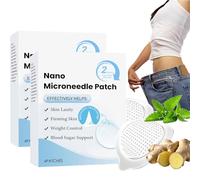 Patchs Nano Microneedle, Patchs Naturels de Raffermissement de la Peau et de Soin du Corps à l'Extrait de Gingembre, Nourrissent et Raffermissent la Peau, Convient aux Hommes et aux Femmes (2pcs)