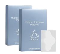 Patchs nasaux suisses, patchs nasaux hydrocolloïdes, bandes de nuit pour absorber les impuretés, éliminer la saleté et l'huile, adaptés à tous les types de peau, 8 pièces/boîte,2 Pcs