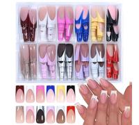 Patchs Ongles Art Réutilisables Sans Lampe Pour Manucure Rapide
