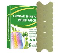 Patchs P-Ain Genoux, 8 patchs apaisants, autocollants P-Ain pour le dos, durables, faciles à utiliser, à transporter dans votre sac ou votre poche, vert, pour homme et femme