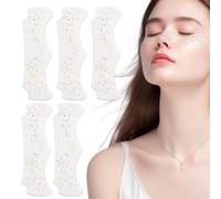 Patchs Pailletés Visage | 5 Pièces Autocollants Visage Imperméables Faux - Patch Longue Tenue Maquillage Femmes Fêtes Voyage,Événements Mascarade Concert Festivals Fêtes Maison Voyage