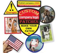 Patchs Personnalisés Nom, Photo, Logo, Texte - Pour Vêtements, Vestes, Casquettes
