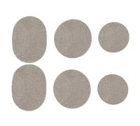 Patchs pour Chaussures | Réparation Autocollante pour Trous,6 Pièces de Patchs Souples pour Chaussures de Sport Bottes de Randonnée Chaussures de Danse Vêtements Bébé Vestes Sac à Dos, Gris clair, Se