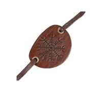 Patchs pour œil de pirate médiéval vintage en cuir gaufré, accessoires de costume médiéval pour homme, Halloween, jeu de rôle, sangle en relief pour costumes, Attache en relief marron, taille unique