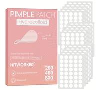 Patchs pour l'acné HITWORKER 800 pièces | Patchs hydrocolloïdes ronds contre l'acné | Absorption puissante des secrets de l'acné, nettoyage doux et 800 pièces