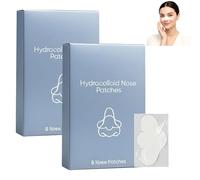 Patchs pour le nez, patchs hydrocolloïdes pour le nez, éliminent les impuretés et le sébum, pour une peau plus lisse et plus nette,2pcs