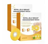 Patchs pour le raffermissement des seins à la gelée royale Moondar : patchs naturels nourrissants et hydratants pour les seins, pour améliorer le relâchement cutané,2Box