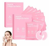 Patchs pour les yeux au collagène, contiennent de l'acide hyaluronique, améliorent efficacement les cernes, les poches et les ridules, masque pour les yeux profondément hydratant.,2 boxes