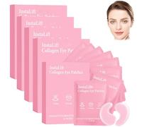 Patchs Pour Les Yeux Instalift - Anti-Rides & Anti-Gonflement, Hydratation Intense Pour Contours Des Yeux Fatigués, Taches Sombres Et Ridules (8 Paires/1 Boîte) (5pcs)
