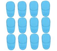 Patchs pour les yeux pour lunettes, 12 pièces, patchs respirants et réutilisables avec trou, pour enfants et adultes, amblyopie oculaire paresseuse/4x2 pouces