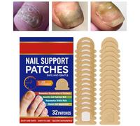 Patchs Pour Ongles De Pied | 32 Pièces Renfort Respirant Polyvalent,Conseils de Réparation des Ongles | Pour Soin de Pieds Nuit Maison Pédicure Urgent Ongle Incarné Abîmé Fendu