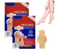Patchs pour ongles, Patchs réparateurs pour ongles, Patchs multi-usages pour ongles de pieds, Soulagement des ongles incarnés et récupération des ongles abîmés (2 sac)