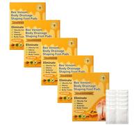 Patchs pour pieds drainage corporel venin d'abeille Patch Detox Pieds Perte de Poids, Patch Pied Detox, Amélioration de la Qualité du Sommeil, Soulager le Stress, Favorise la Circulation Sanguine