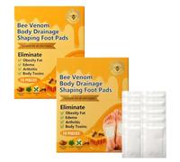 Patchs pour pieds drainage corporel venin d'abeille Patch Detox Pieds Perte de Poids, Patch Pied Detox, Amélioration de la Qualité du Sommeil, Soulager le Stress, Favorise la Circulation Sanguine
